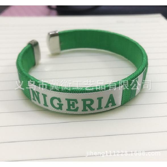 Браслет с флагом Чемпионата мира по футболу 2026 Испания Спортивный браслет Вышитый браслет Товары для болельщиков