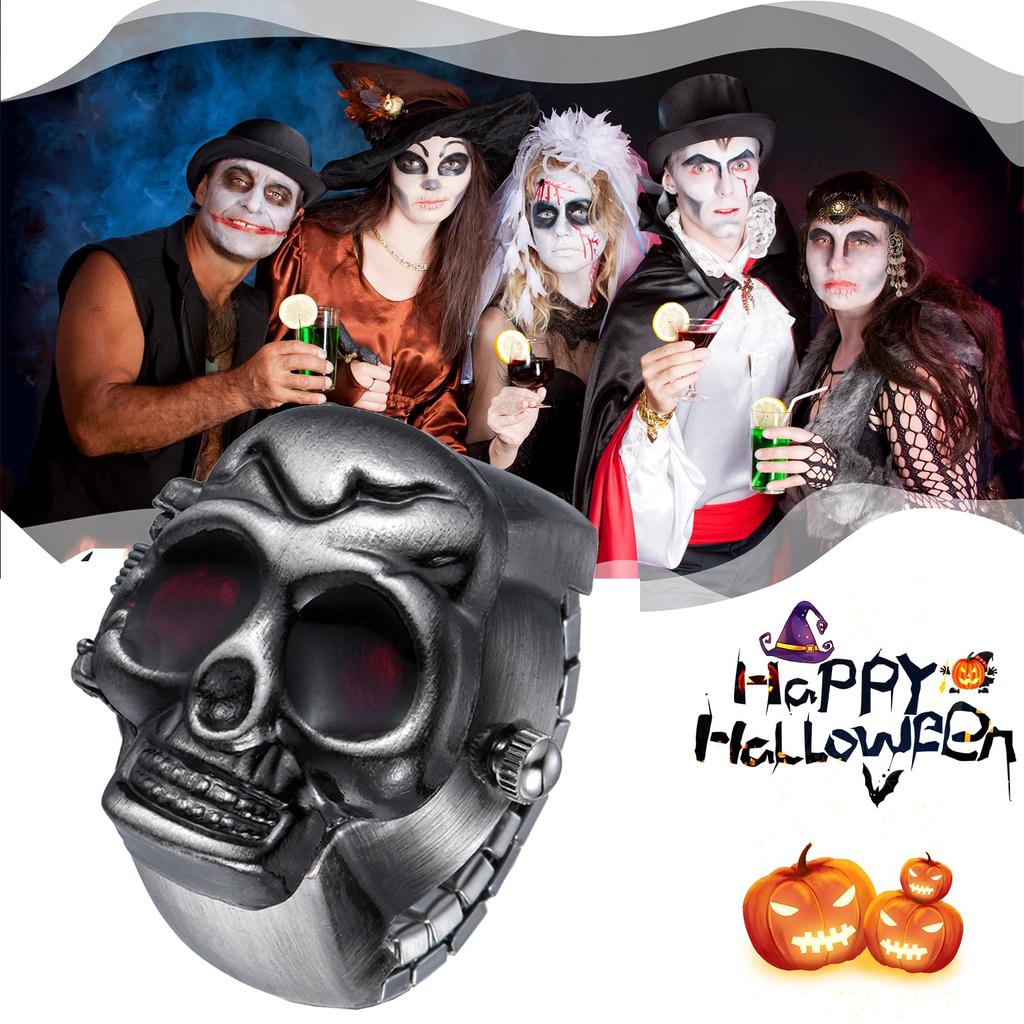 JEWELRYWE Ring Watch Simple Large Number Dial Watch Popular Waterproof Analog Quartz Business