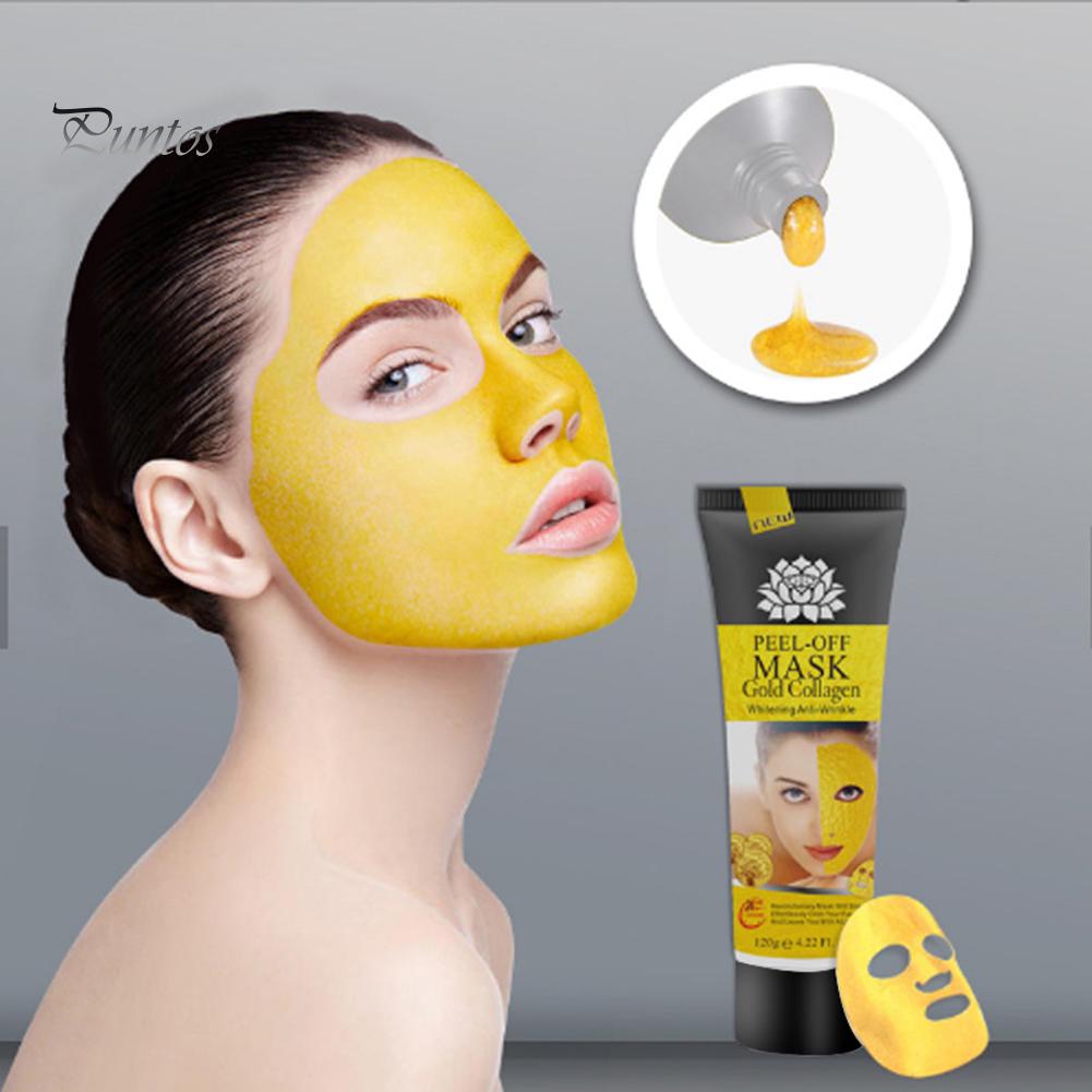 Puntos Skin Care Gold Collagen Peel Off Face Mask Anti Aging Wrinkle Blackhead Remove