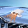 Автомобильный обогреватель вентилятор Очиститель запотевания лобового стекла Белый Градус вращения Обогреватель стекол для аксессуаров