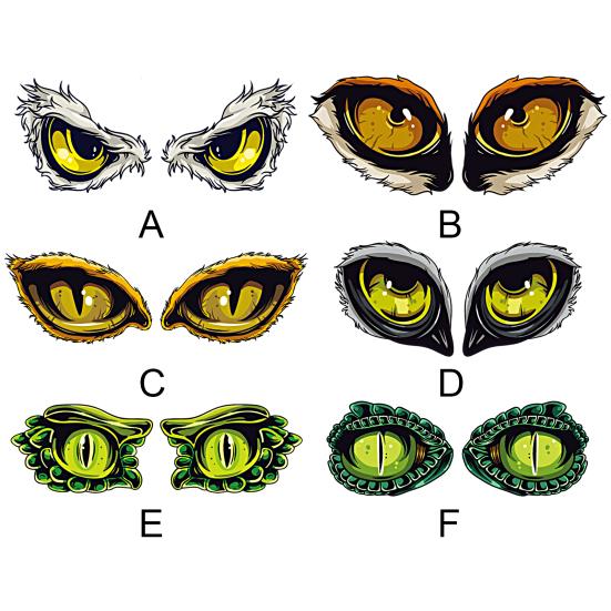 Водонепроницаемая автомобильная наклейка, износостойкая виниловая наклейка с рисунком орлиного глаза, эко-образец