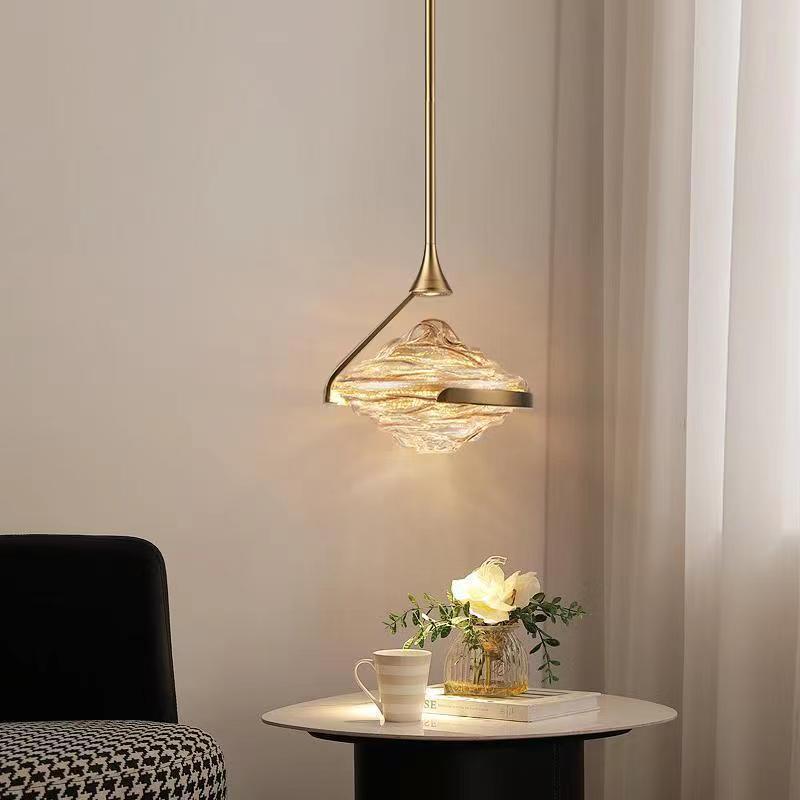 Minimalist Italian Glass Pendant Light for Home and Bars