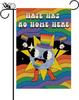 Rainbow Garden Ag Earth Vertical Double Sided Happy Pride Ag LGBT Lesbian Gay Transgender Pansexual Ag Farmhouse Yard SSL