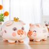 Cartoon Pig Piggy Bank Anti-fall Saving Jar Ornament Funny Animal Saving Jar  Gifts