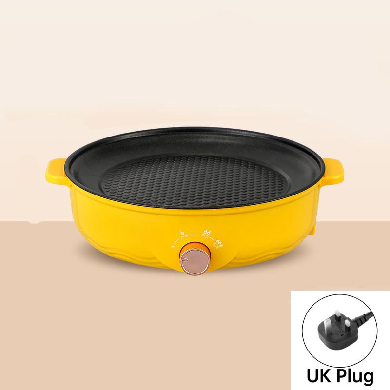 Электрическая сковорода-гриль с антипригарным покрытием для домашнего использования и приготовления пищи для небольшой семьи