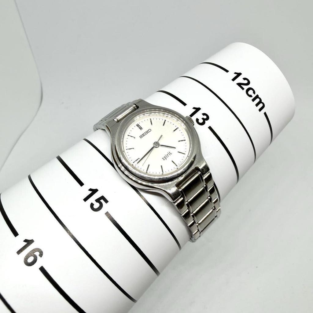 Used Good Condition Working Item SEIKO SPIRIT Seiko Spirit Watch Silver Quartz Working