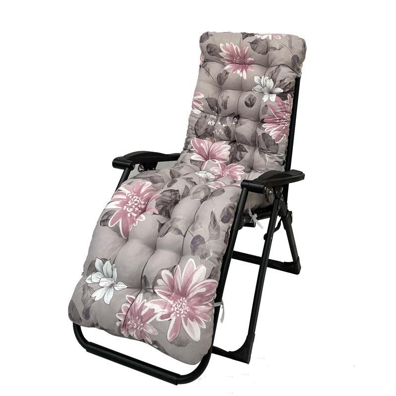 Подушка Мягкая палуба Длинная скамья для отдыха Кресло-шезлонг Подушка для отдыха на открытом воздухе Водонепроницаемый шезлонг Подушка для садового кресла