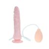 Dildo with Ejaculation Pump and Suction Cup