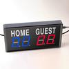 4-Digit LED Electronic Score Keeper Scoreboard with Remote for Basketball Ping Pong Table Tennis