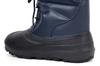Akiriko Men's Snow Boots, Synthetic Leather, 4cm Waterproof, Lace-Up, Grip Sole, Navy, Size 26cm