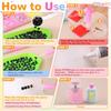 3mm Jelly Rhinestone Set  31 Colors of Rhinestones, 4 Tubes of Jewelry Glue & Diamond Painting Tools – DIY Craft & Decoration Kit