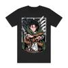 Men's T Shirt Attack On Titan Eren Yeager Shingeki No Kyojin  Anime Summer Cotton Women Top Tee Streetwear Casual High Quality