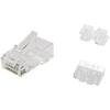 Connecteur RJ45 - EQUIP - 121146 - Lot De 100 - Cat.6A - Plaqué or - Non Blindé