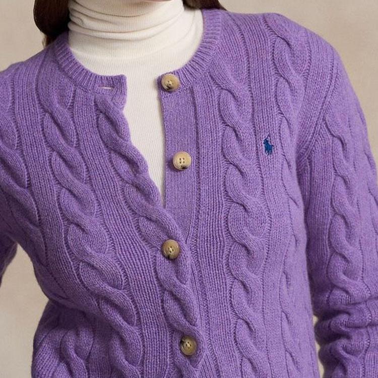Polo Ralph Lauren SS24 Sweater Women's Purple 211910443-013