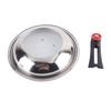 Frying Pan Lid Stainless Steel Glass Round Universal Pot Lid for 11.8inch Pan Pot