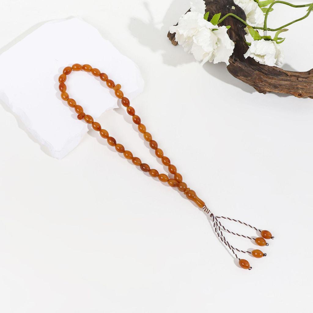 Классический акриловый тасбих: Четки из 33 бусин в ближневосточном стиле для мужчин и женщин