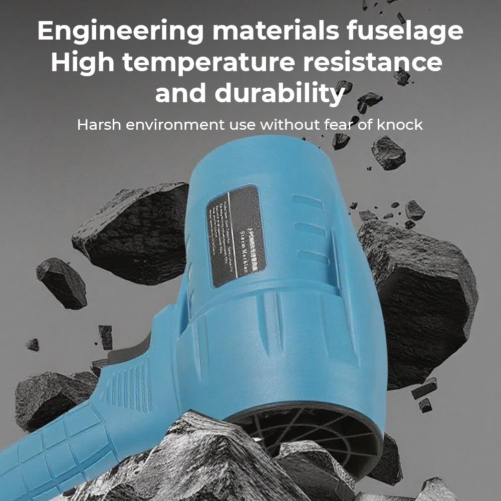 1000 Вт Ручной турбовентилятор Высокой мощности Фен Сильный ветер Мини турбореактивный вентилятор Мощная воздуходувка для аккумулятора Makita 18В-21В Штырь