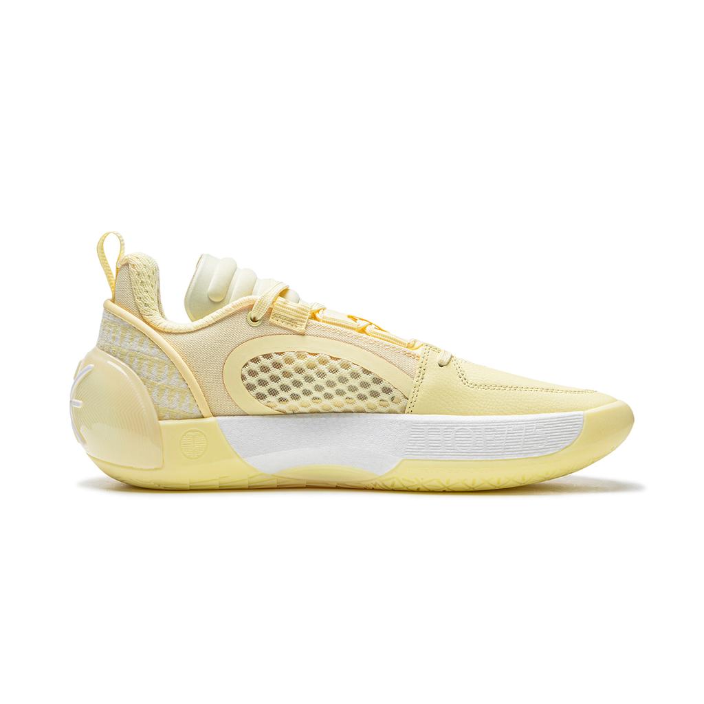Li Ning All City 12 Encore Амортизирующие Нескользящие Легкие Низкие Баскетбольные Кроссовки Мужские Цвет Карандаш Желтый ABAU051-5