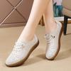 Summer Women's Soft-soled Perforated Middle-aged Mother Shoes