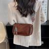 Vintage Shoulder Bag For Women PU Leather Pillow Bag Luxury Style Crossbody Bag Lady Messenger Bag Ladies Tote Purse CLE