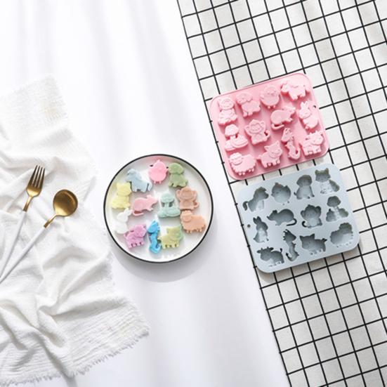 Yousheng 12 Zodiac силиконовая форма для льда форма для приготовления шоколадного десерта гибкая машина для приготовления льда 12 полостей формы для мороженого для напитков на вечеринку в честь Хэллоуина