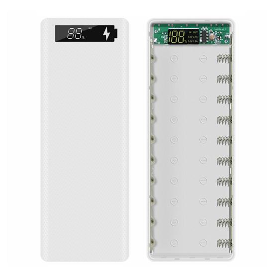 M10 Портативный внешний аккумулятор Micro USB Type-C Корпус 18650 Зарядное устройство Коробка
