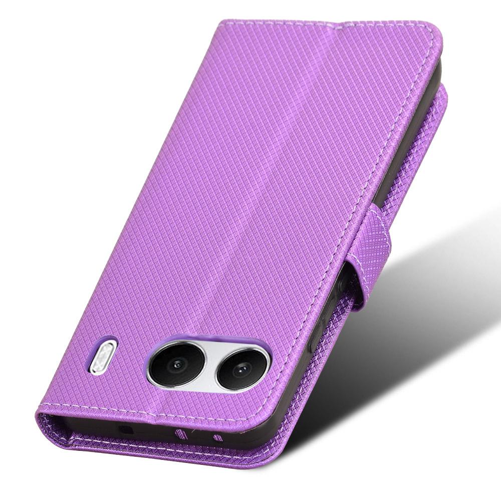 For OnePlus Nord 4 5G Phone Stand Case Diamond Texture PU Leather Cover Wallet
