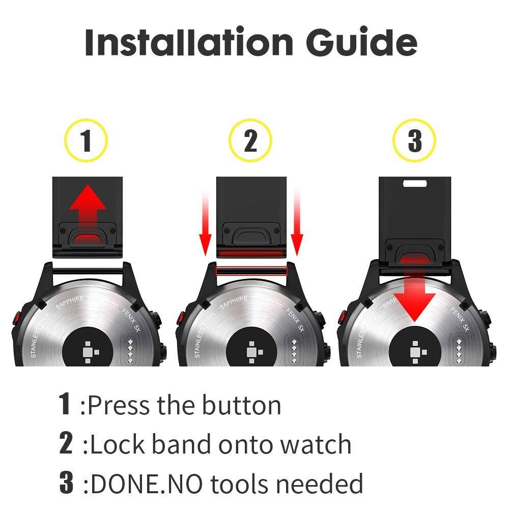 Ремешок для часов Fenix 7 22 мм, ремешки для Garmin Fenix 5X Plus, 26 мм Fenix 6S Pro, сменный силиконовый ремешок 20 мм, быстросъемный ремешок