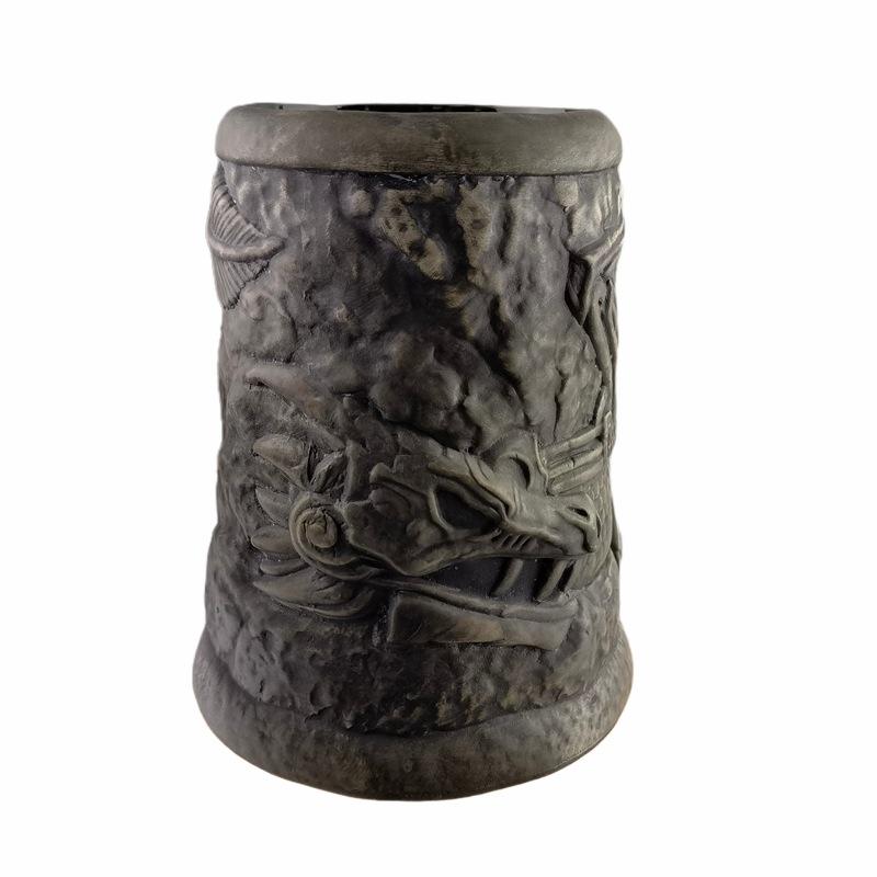 Кружка для пива «Игра престолов» Креативный пиратский большой стакан, Бокал для разливного пива с ручкой, Керамическая рельефная кружка с драконом, Барная личность