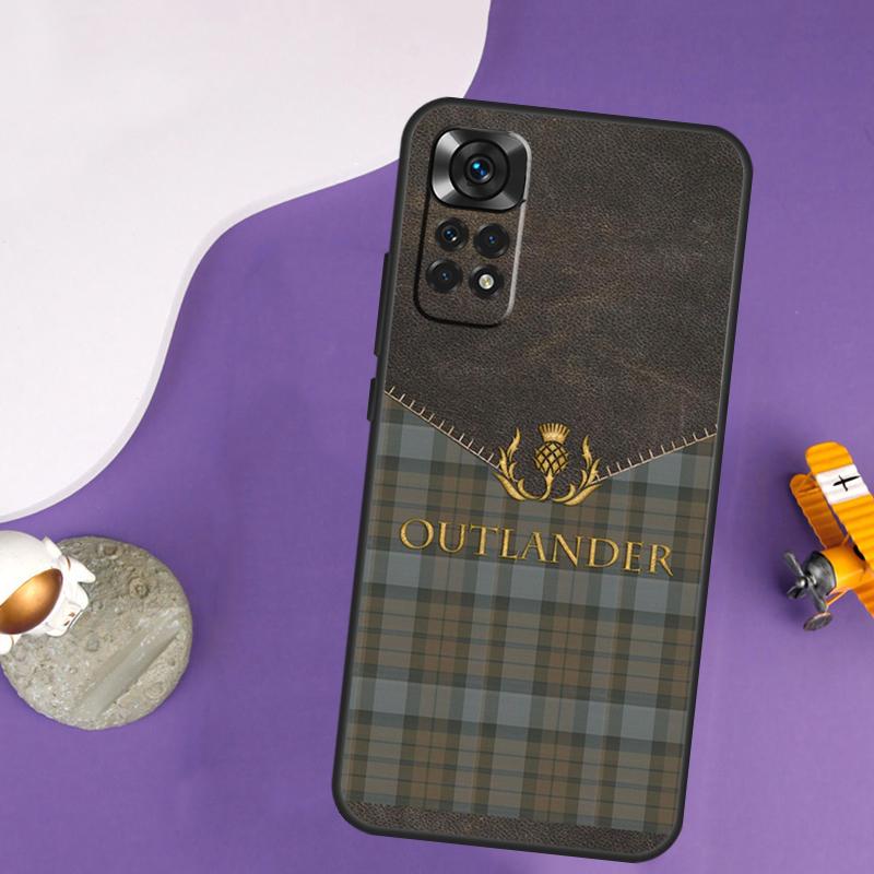 Outlander Fraser Tartan Case For Xiaomi Redmi Note 13 Pro 14 12 9 10 11 Pro 10S 11S 12S Redmi 13C 14C 10C 12C Cover