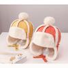 Thicken Warm Winter Hat for Children Earmuff Pilot Hat Plush Bomber Hat Outdoor Activity Trapper Hat for Cold Weather