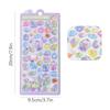 3D Cute Jelly Stickers Cartoon Animal Relief Sticker Scrapbook DIY 3D Stickers Car Refrigerator Phone Case Stickers
