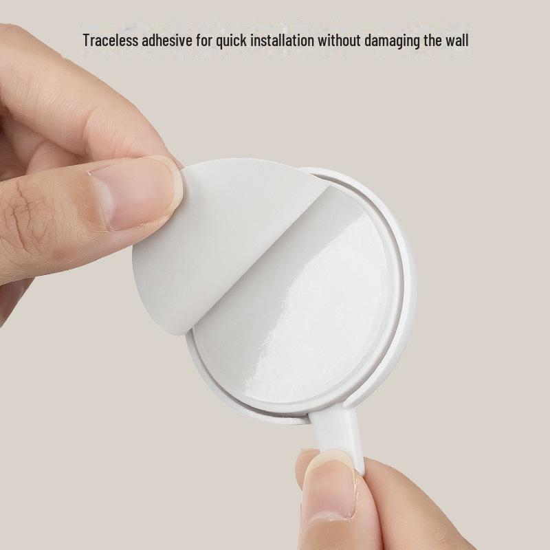 Крючки для стен с прочным клеем, не требующие пробивки - круглые крючки для ключей и кухонные крючки