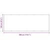 Balcony Privacy Screen Light Grey and White 120 x 300 cm