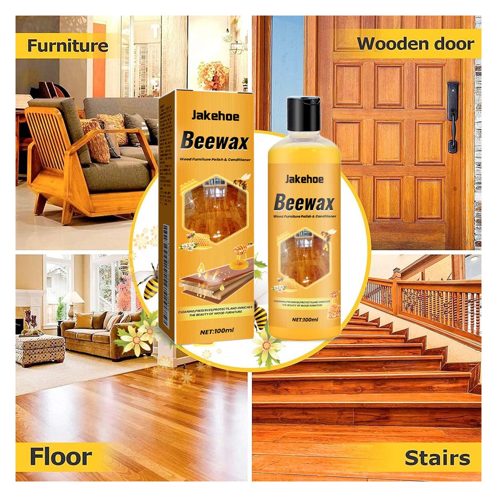 Jakehoe Floor Cleaner Home Защита деревянного пола Очистка Техническое обслуживание Воск Удаление пятен Пыль Осветление Полировка