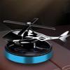 Solar Car Air Freshener Solar Helicopter Car Air Freshener Long Lasting Fragrance Deodorant Aromatherapy Diffuser Airplane Decor