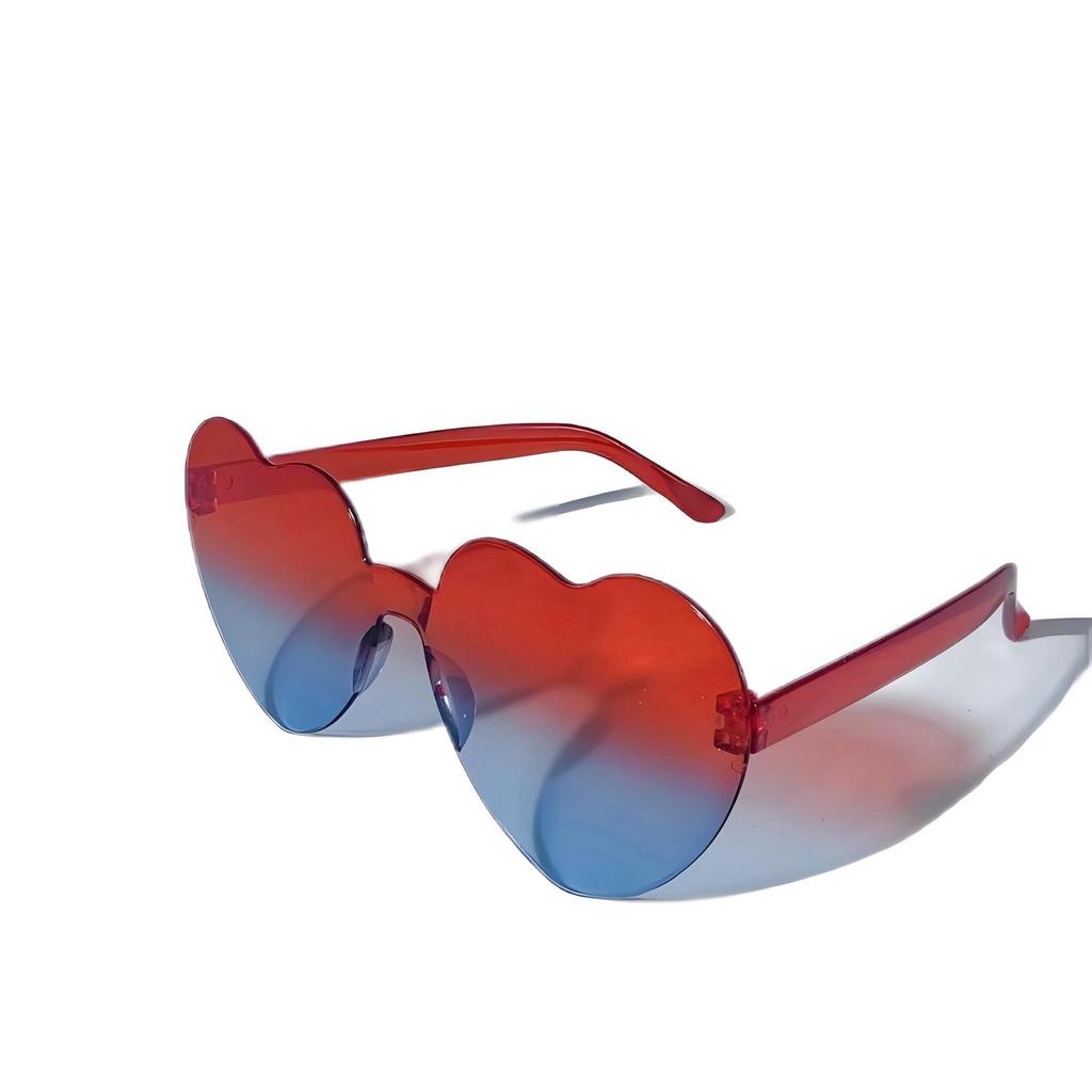 Модные солнцезащитные очки в форме сердца в европейско-американском стиле для женщин - Маскарадная вечеринка и забавные очки