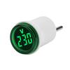 AC220V LED Digital Voltmeter 30mm Round Voltage Meter Indicator Light Volt Tester Test Gauge Amp Detector Electrician Tool