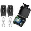 433Mhz Wireless Universal Remote Control DC12V 10A 1 CH Relay Remote Control Switch Receiver + 1 Learning Code Transmitter for Garage Door