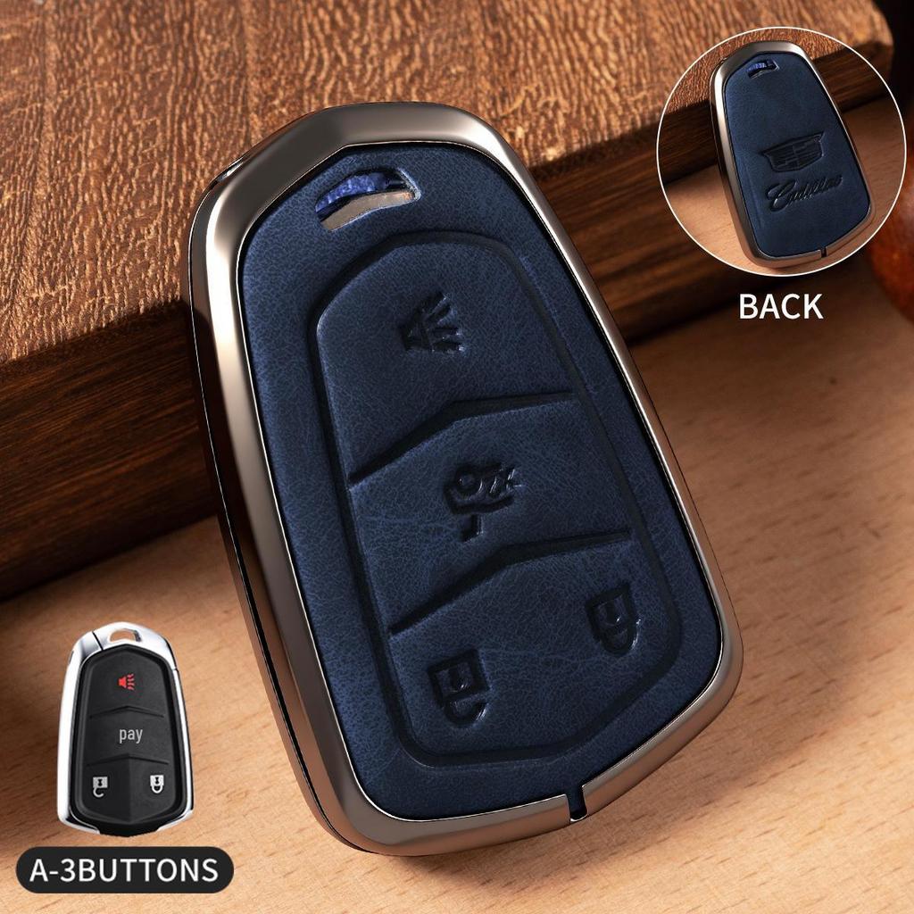 Cadillac Key Case for XT5, XT4, XT6, XTS, CT4, CT5, CT6, ATSL Models