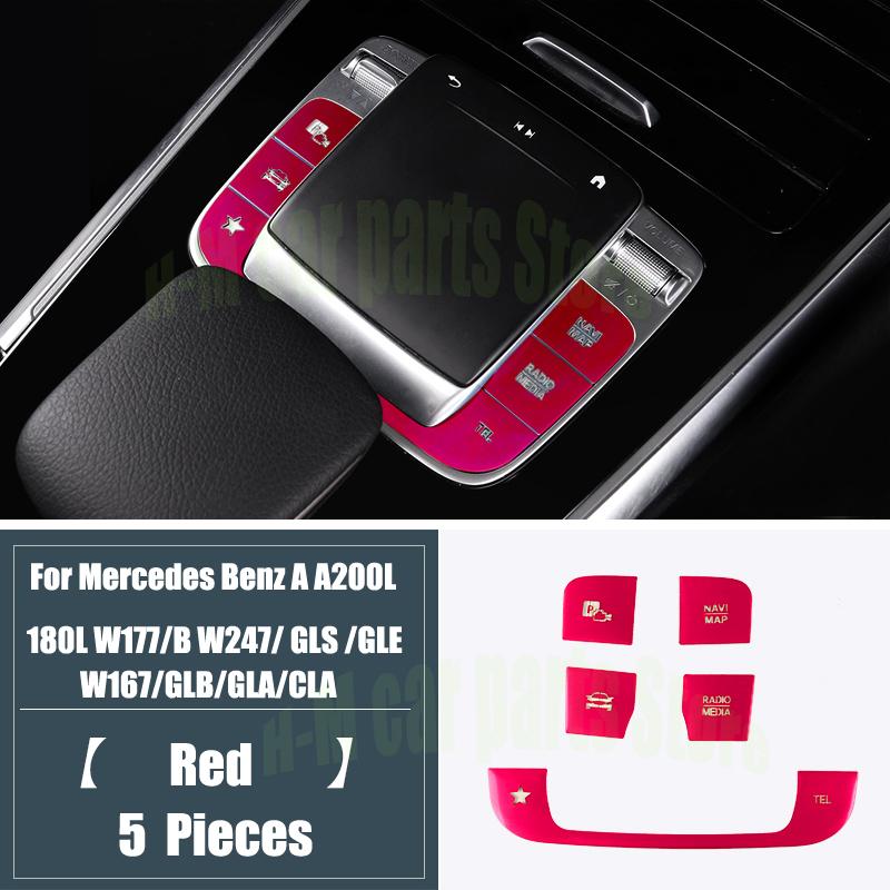 Стайлинг автомобиля для Mercedes Benz A Class W177 GLE W167 GLB, интерьер, автоматический запуск, остановка двигателя, кнопки переключателя, наклейки на крышку