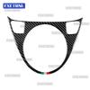 For Fiat 500 2008-2015/Abarth 595/695/595C/695C 2012 2013 2014 2015 AT MT Car Gear Shift Sticker Soft Carbon Fiber Tricolor Trim