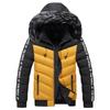 Winter Jacket Men Fur Collar Hooded Warm Cotton Outwear Man Patchwork Parka And Coats Windbreaker Parkas
