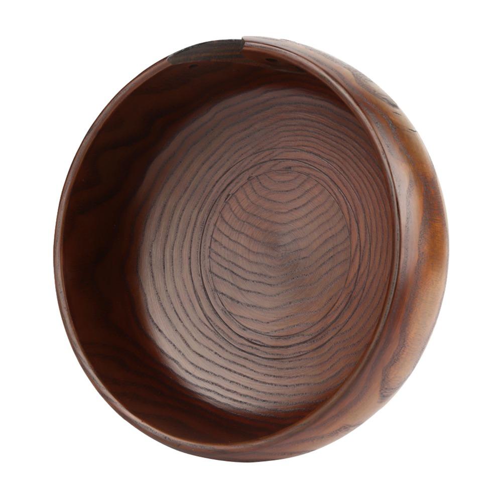 Wood Wooden Yarn Bowl With Holes Handmade Yarn Bowl Durable Knitting Yarn Bowl  For Knitting