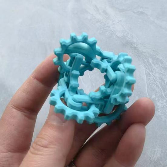 Игрушка-спиннер Infinity Gear для снятия стресса и тревоги, для концентрации внимания, вращающаяся, скручивающаяся, перекидывающаяся, с шестеренками, для детей, подростков, взрослых, портативная