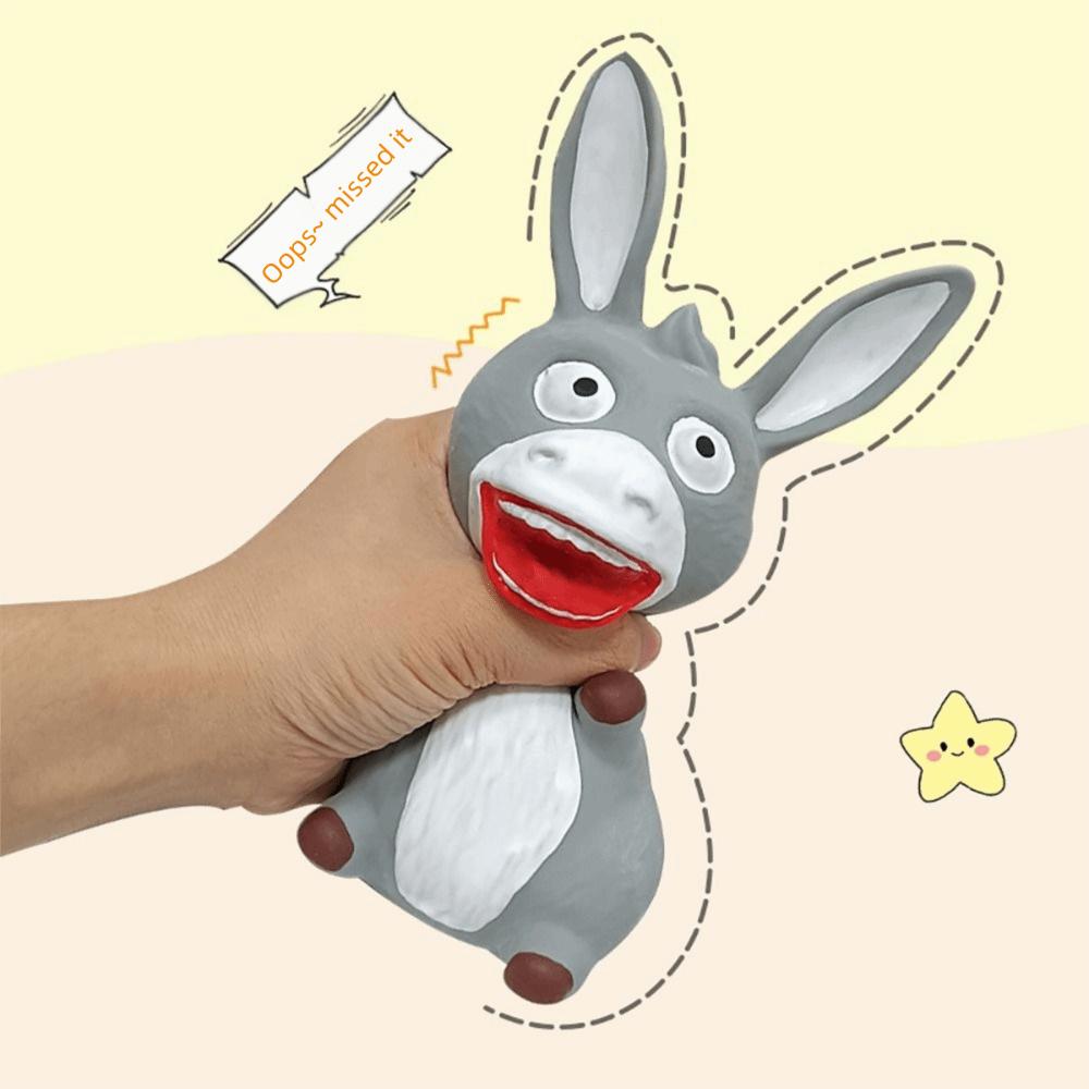 Donkey Stress Relief Toy Indestructible Donkey Shape Squeeze Toy Cartoon Squeeze Toy  For Kids