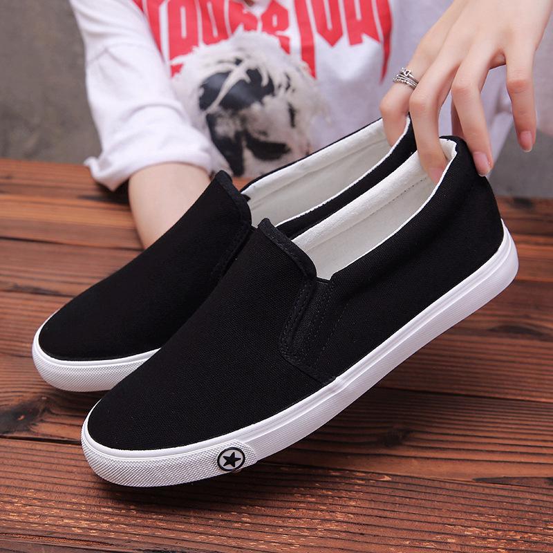Classic Slip On Men's Casual Shoes Mens Canvas Shoes Lightweight Waterproof Male Flat Casual Sneakers Men Vulcanize Shoes