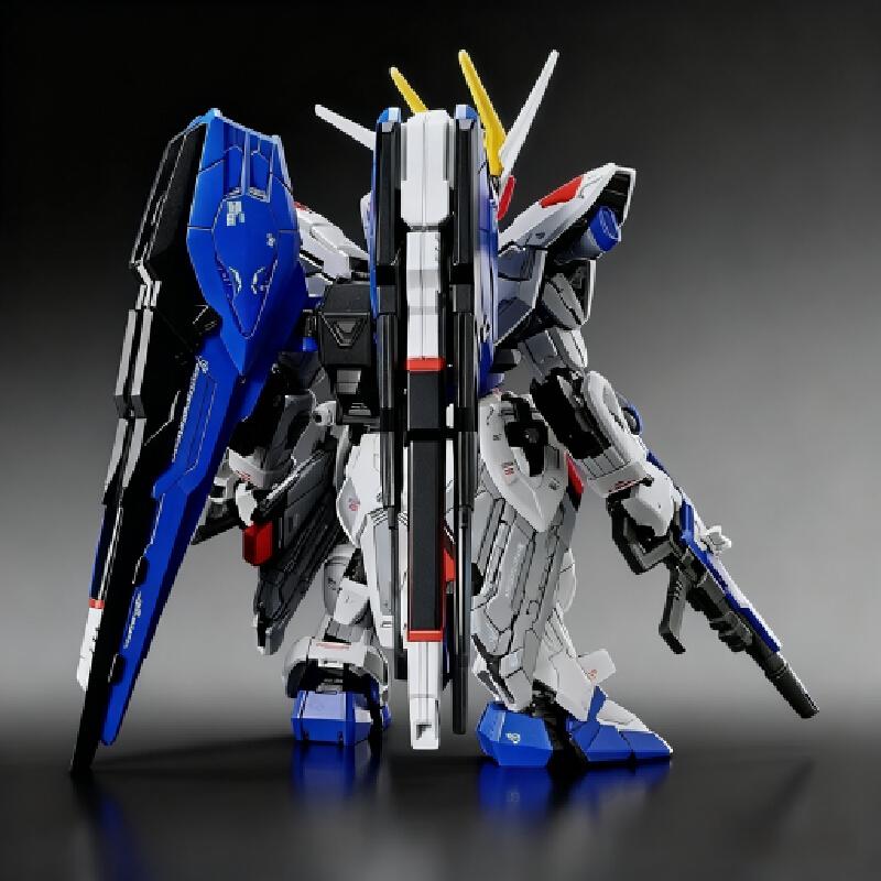 Mgsd Zgmf-X10a Q-Version Сборная Модель Набор Фигурок Пластиковая Игрушка Модель Изысканные Настольные Украшения Коллекционные Подарок для Мальчика