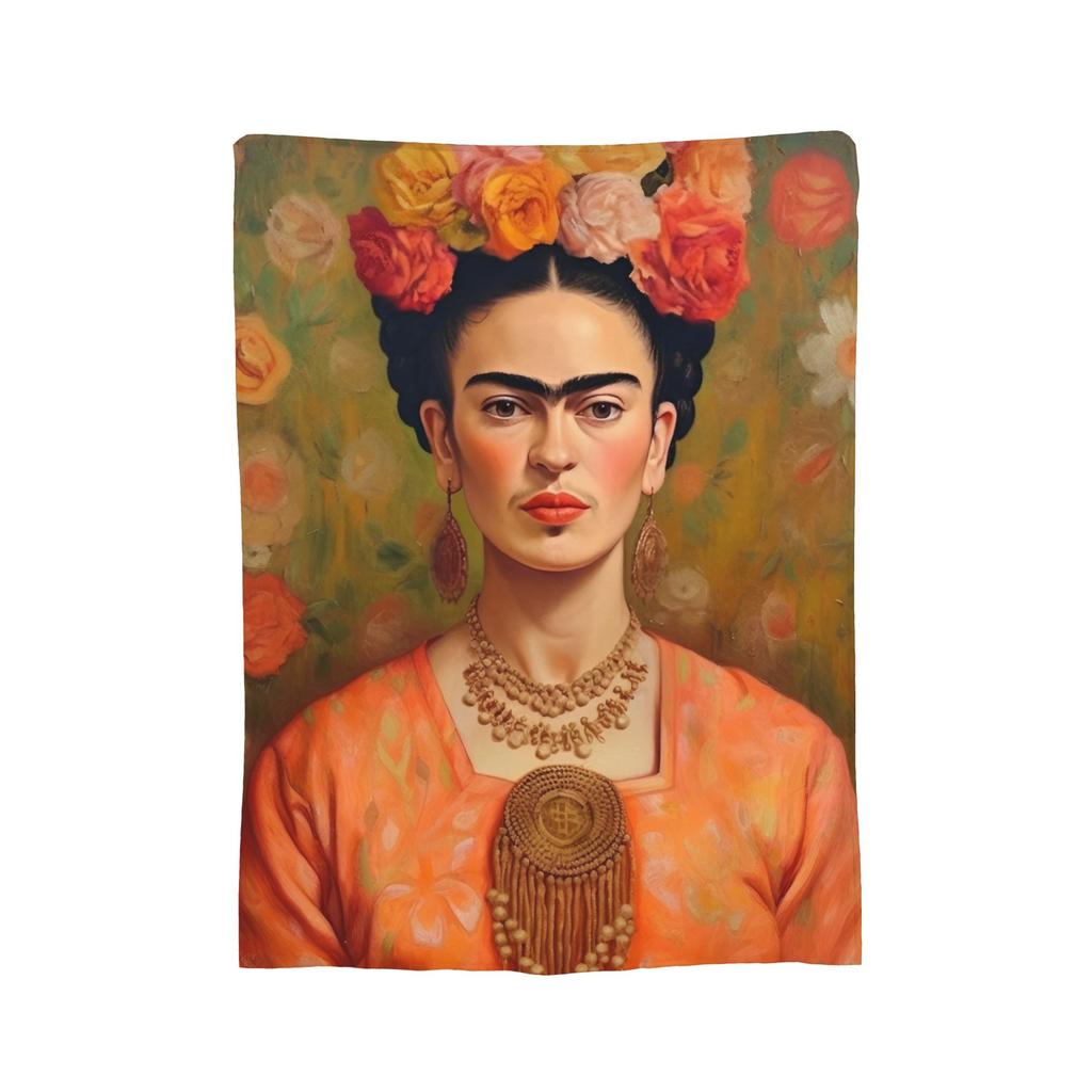 Ф-Фрида К-Кало Флисовый плед Пледы для дивана автомобиля Легкое тонкое одеяло для спальни,