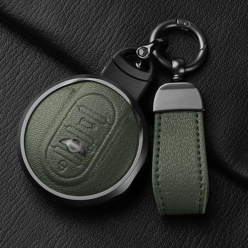 Metal and Leather Car Key Case Cover For Bmw Mini COOPERS ONE JCW CLUBMAN Countryman R55 R56 R57 R58 F56 F55 F54 F57 F60 R59 R60